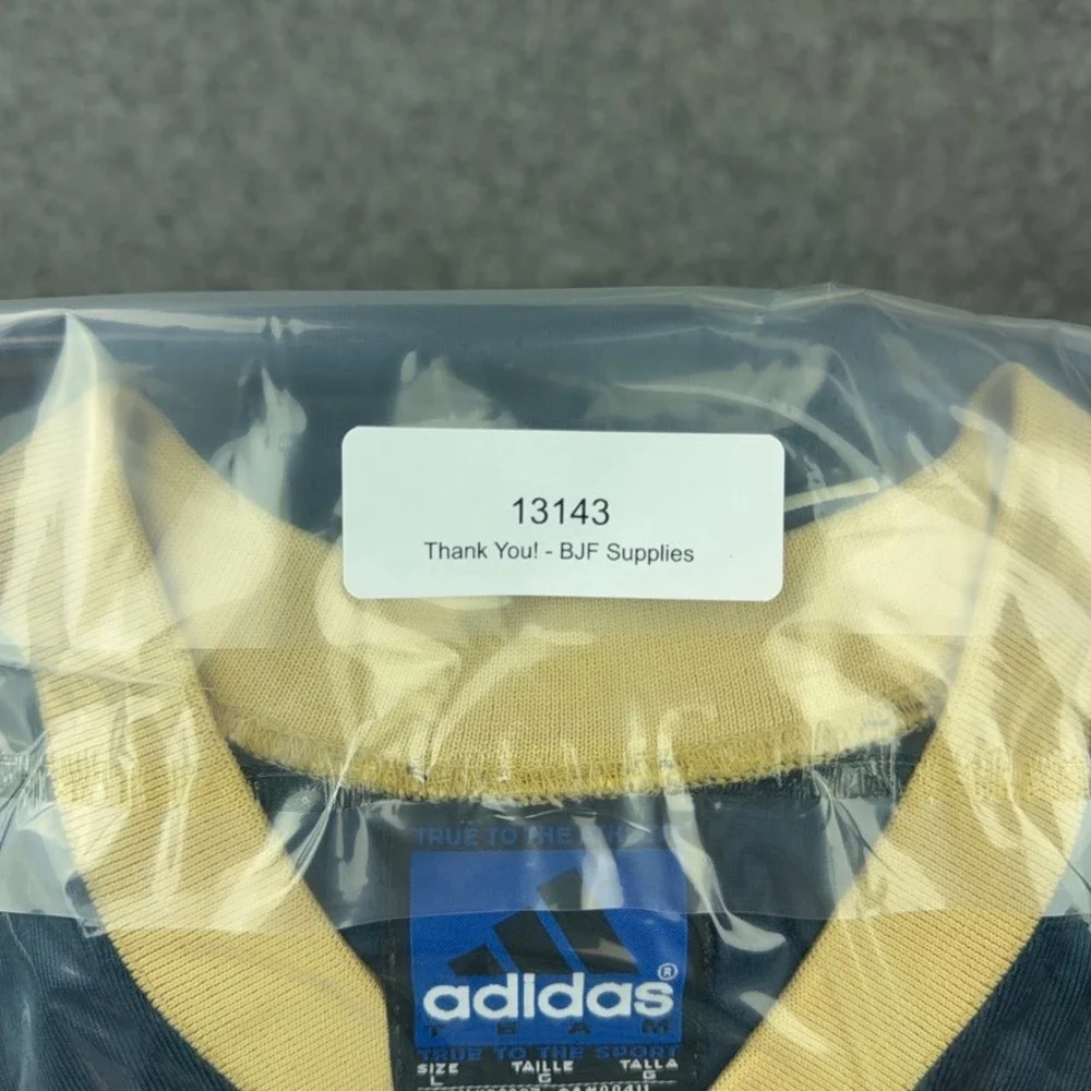 VTG St. Louis Rams Jersey Mens Large Blue Kurt Warner 13 Adidas Football 90s‎